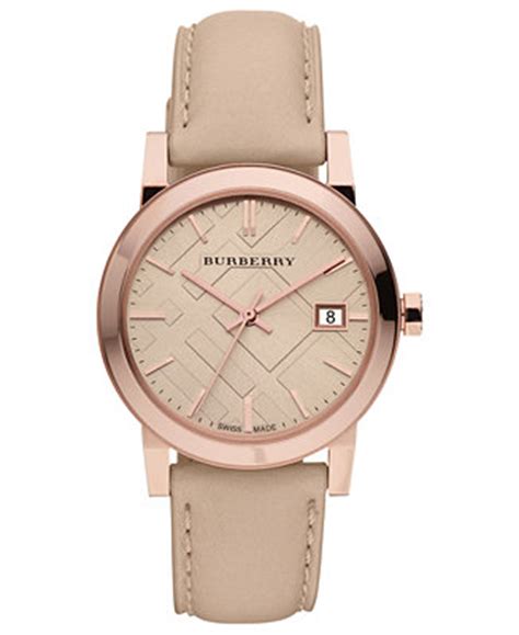 burberry nude watch|Burberry Watch, Women's Swiss Nude Leather Strap 34mm .